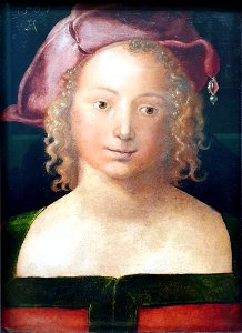 1507 Dürer Mädchens mit rotem Barett Gemäldegalerie Kat.Nr. 5571 anagoria 