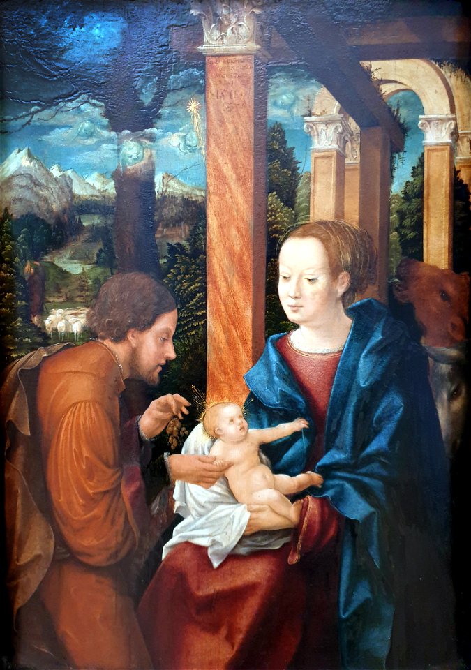 1511 Burgkmair Die Geburt Christi Gemäldegalerie Kat.Nr. 584 anagoria