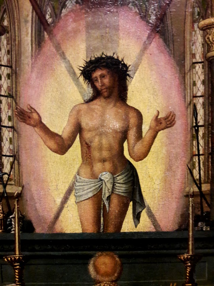 Meckenem Mass of Saint Gregory (detail) 02