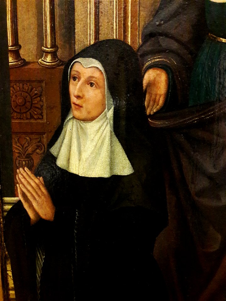 Meckenem Mass of Saint Gregory (detail) 05