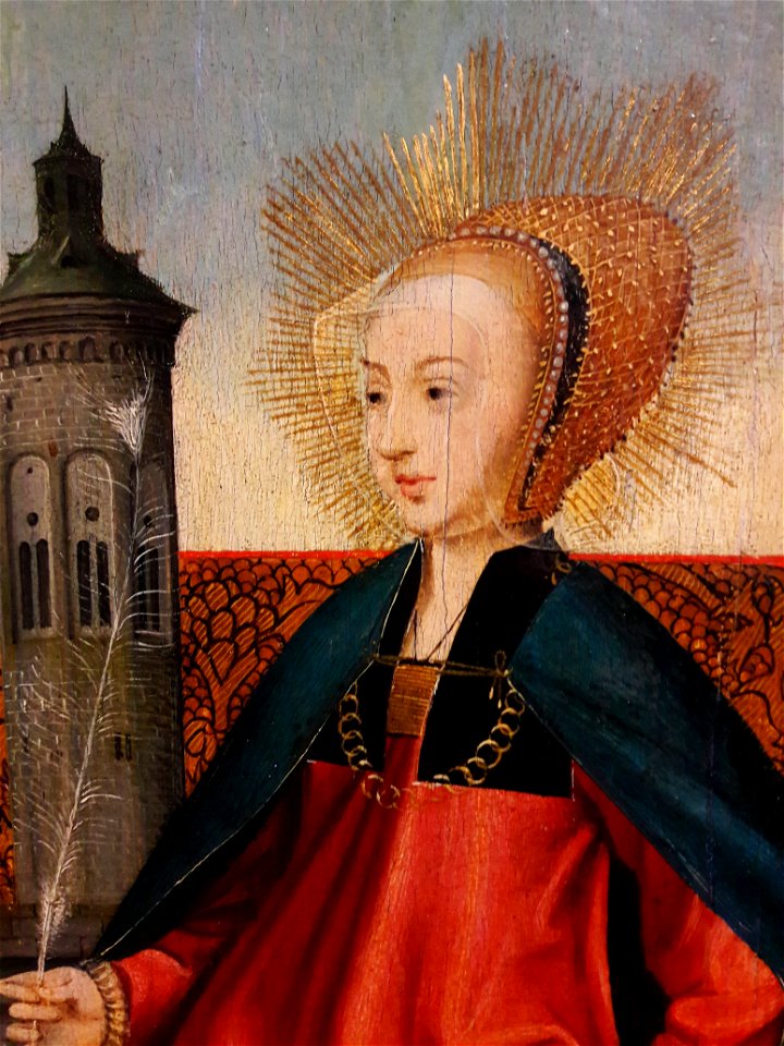 Oostsanen Saint Barbara (detail) 02