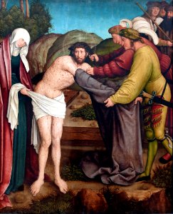 1520 Strigel Die Entkleidung Christi Gemäldegalerie Kat.Nr. 1197B anagoria