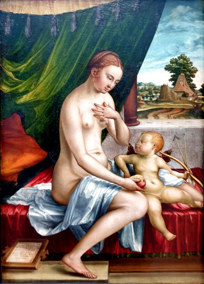 1528 Pencz Venus und Amor Gemäldegalerie Kat.Nr. 1905 anagoria