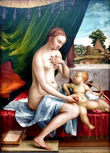 1528 Pencz Venus und Amor Gemäldegalerie Kat.Nr. 1905 anagoria