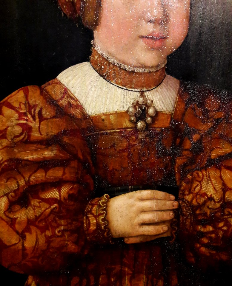 Seisenegger Elizabeth of Austria aged four (detail) 02