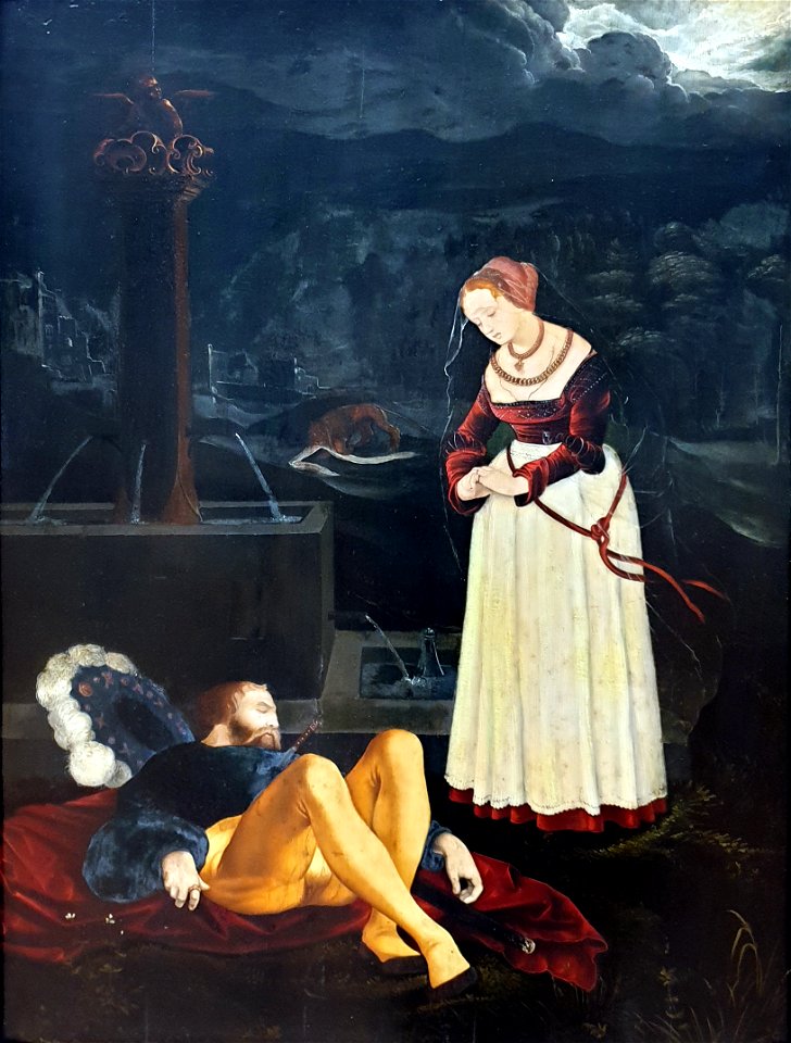1530 Baldung Pyramus und Thisbe Gemäldegalerie Kat.Nr. 1875