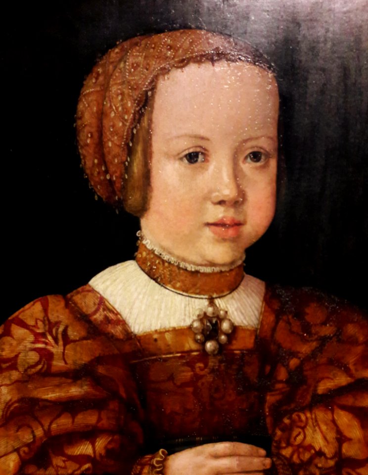 Seisenegger Elizabeth of Austria aged four (detail) 01