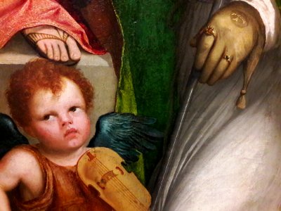 Bordone Sacra Conversazione (detail) 06