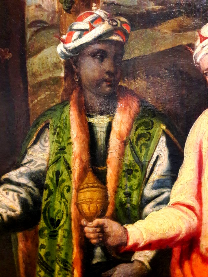 Ortolano Adoration of the Magi (detail) 02