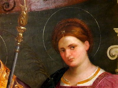 Bordone Sacra Conversazione (detail) 10
