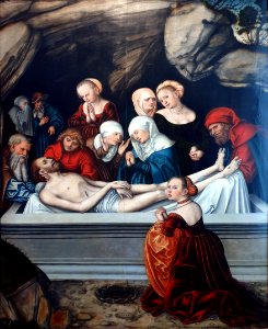 1538 Cranach d.Ä. Grablegung Jagdschloss Grunewald anagoria