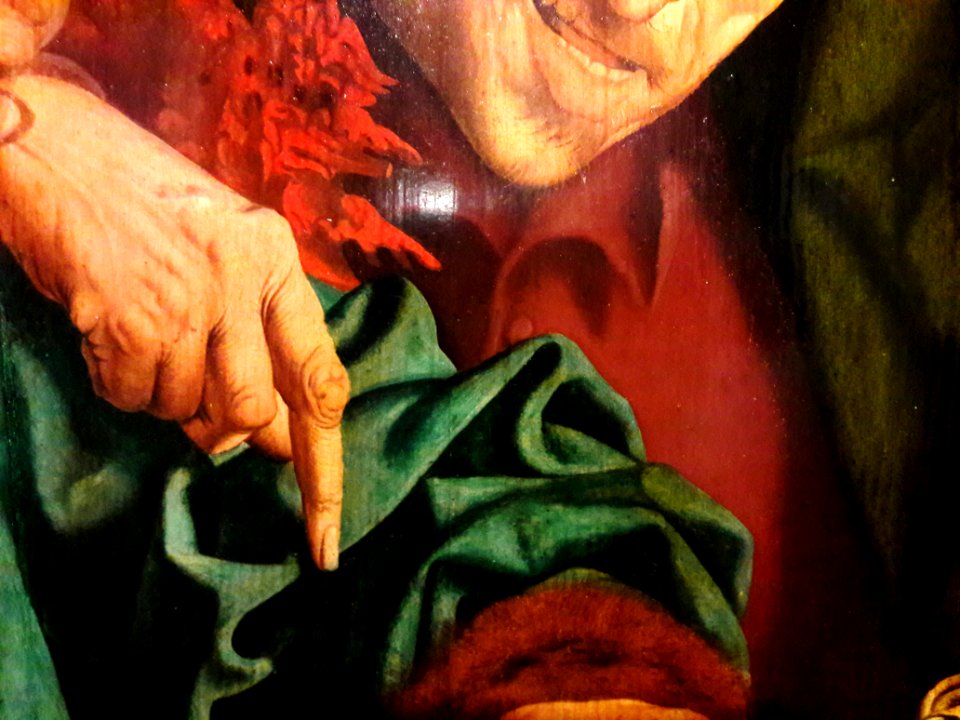 Reymerswaele Two tax collectors (detail) 08
