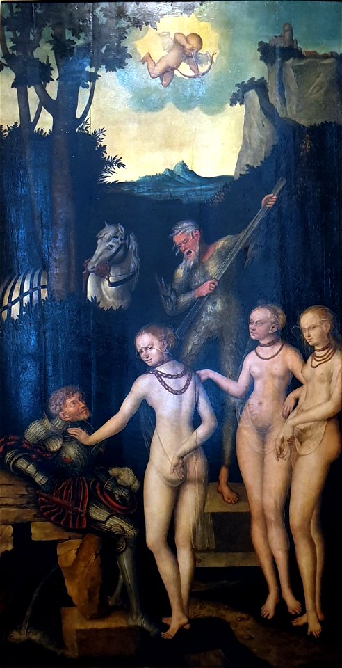 1543 Cranach d.Ä. Das Urteil des Paris Jagdschloss Grunewald anagoria