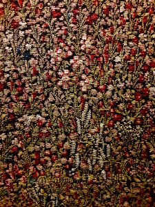 Anonymous Millefleur tapestry with medallions (detail) 02