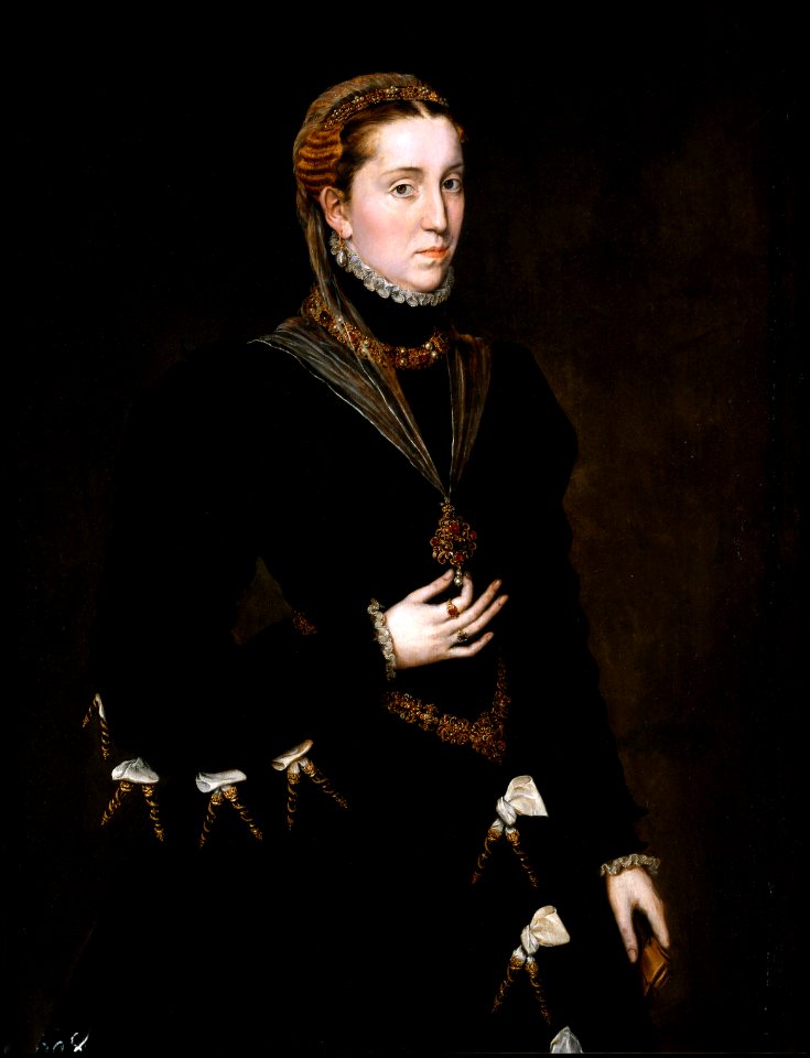 Dama del joyel, de Antonio Moro (Museo del Prado)