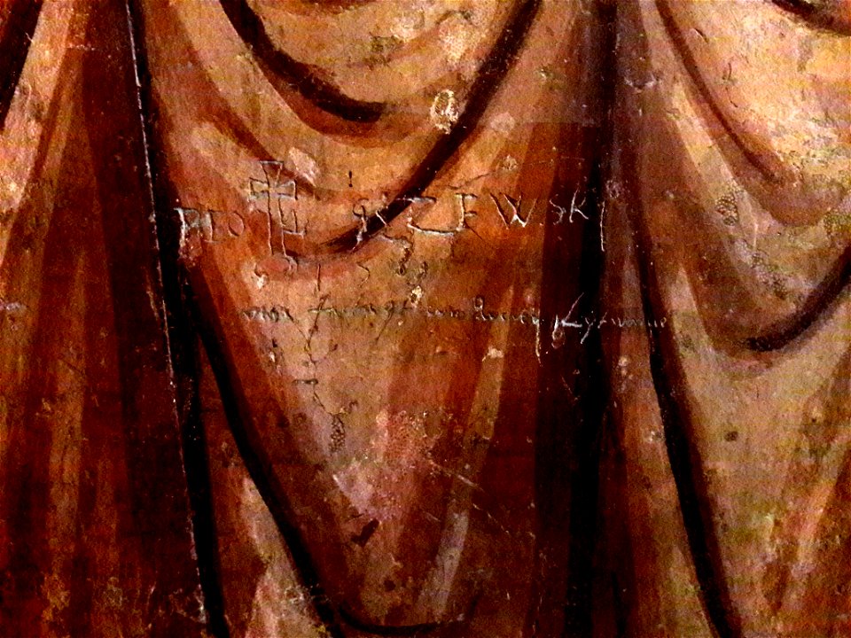 Graffiti signature commemorating Union of Lublin 02