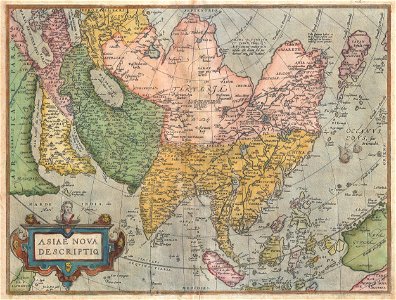 1570 Ortelius Map of Asia (first edition) - Geographicus - AsiaeNovaDescriptio-ortelius