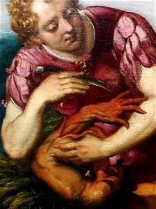 Zelotti Apollo flaying Marsyas (detail) 02