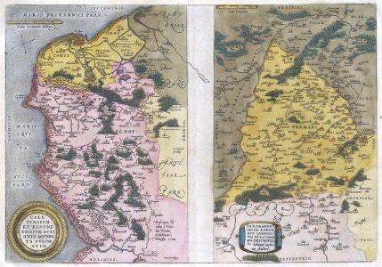 1579 Ortelius Map of Calais and Vermandois, France and Vicinity - Geographicus - Calais-ortelius-1579