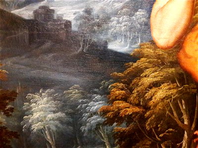 Zelotti Apollo flaying Marsyas (detail) 01