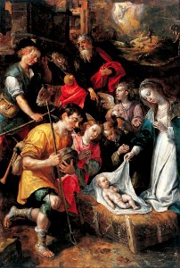 Maerten de Vos - Adoration of the shepherds