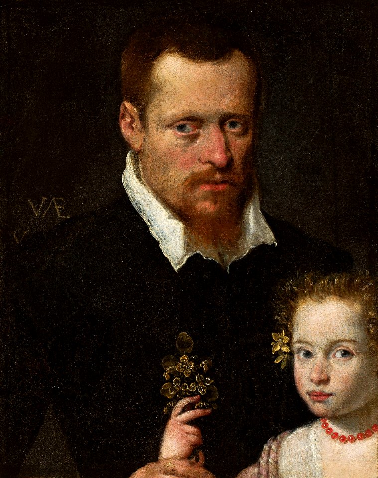 Anguissola A man with his daughter
