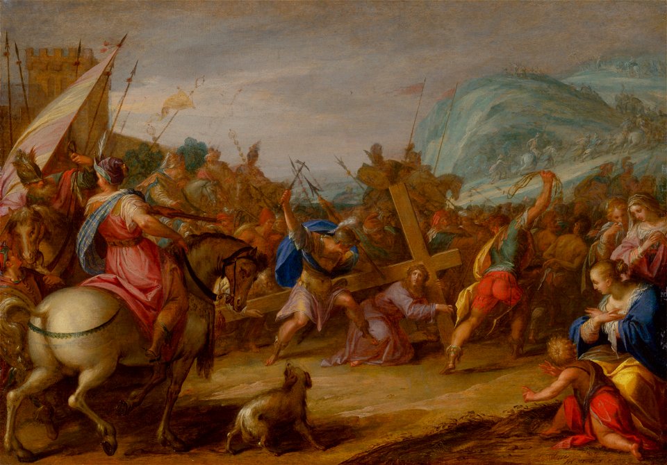 Hans von Aachen - Nesenie kríža - O 1342 - Slovak National Gallery