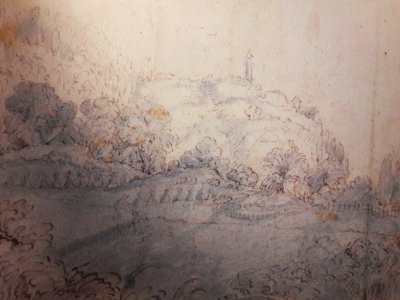 Valckenborch Fields on a mountainside (detail) 03