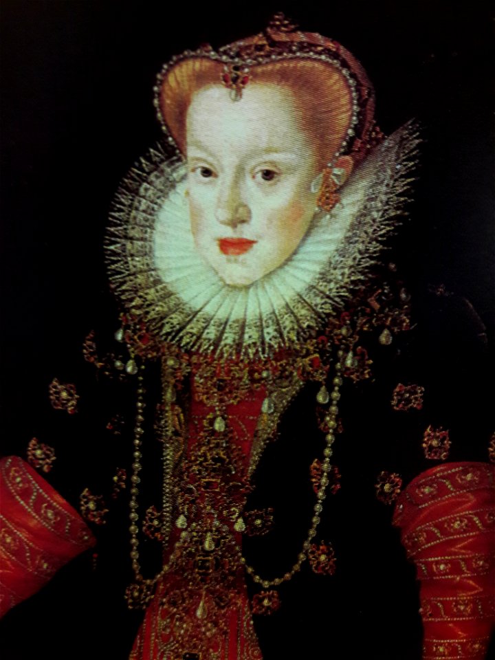 Kober Full-length portrait of Anne of Austria (detail) 02
