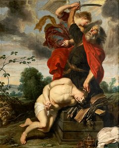 Cornelis de Vos and Jan Wildens - The Sacrifice of Abraham. Free illustration for personal and commercial use.