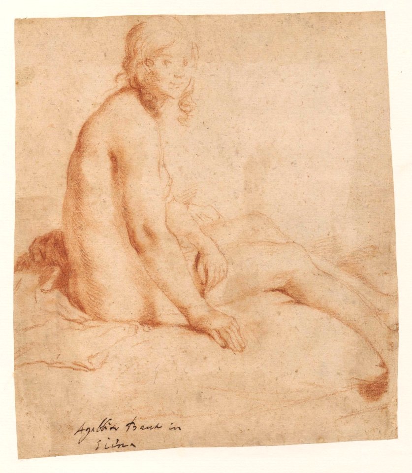 Banti Nude woman sitting
