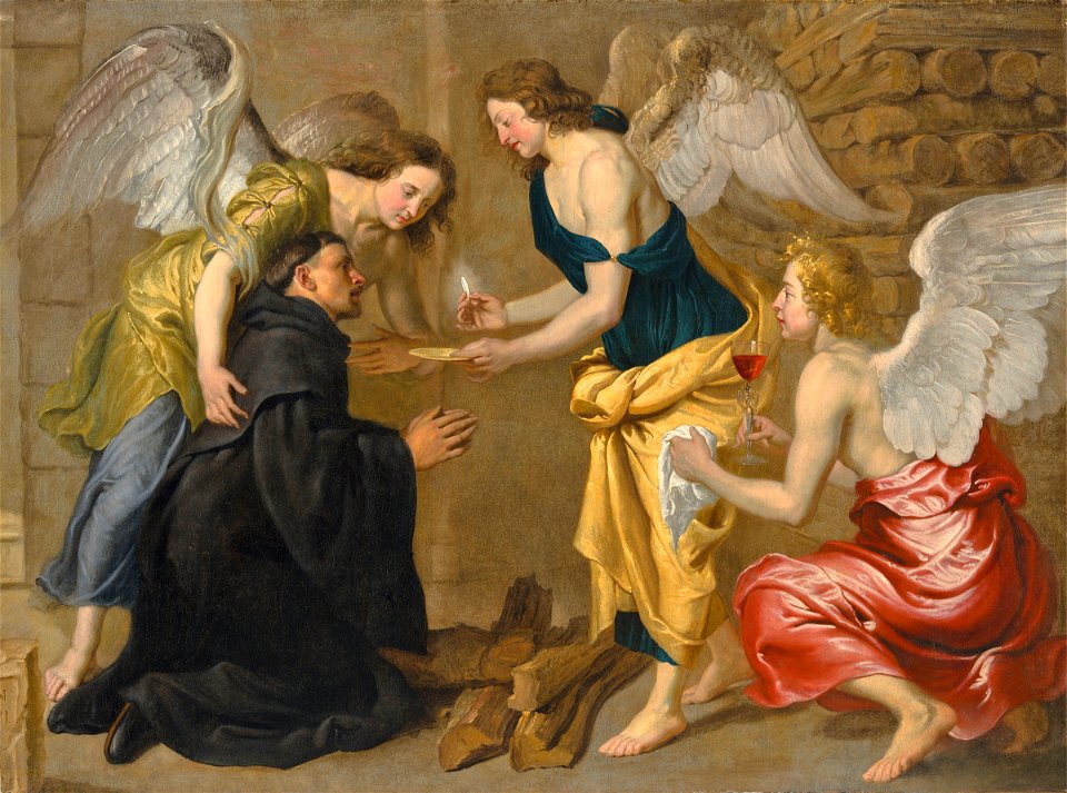 Jan van den Hoecke - The Holy Communion of the Blessed Frederick of Regensburg
