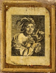 Lallemant Trompe l'oeil with a print