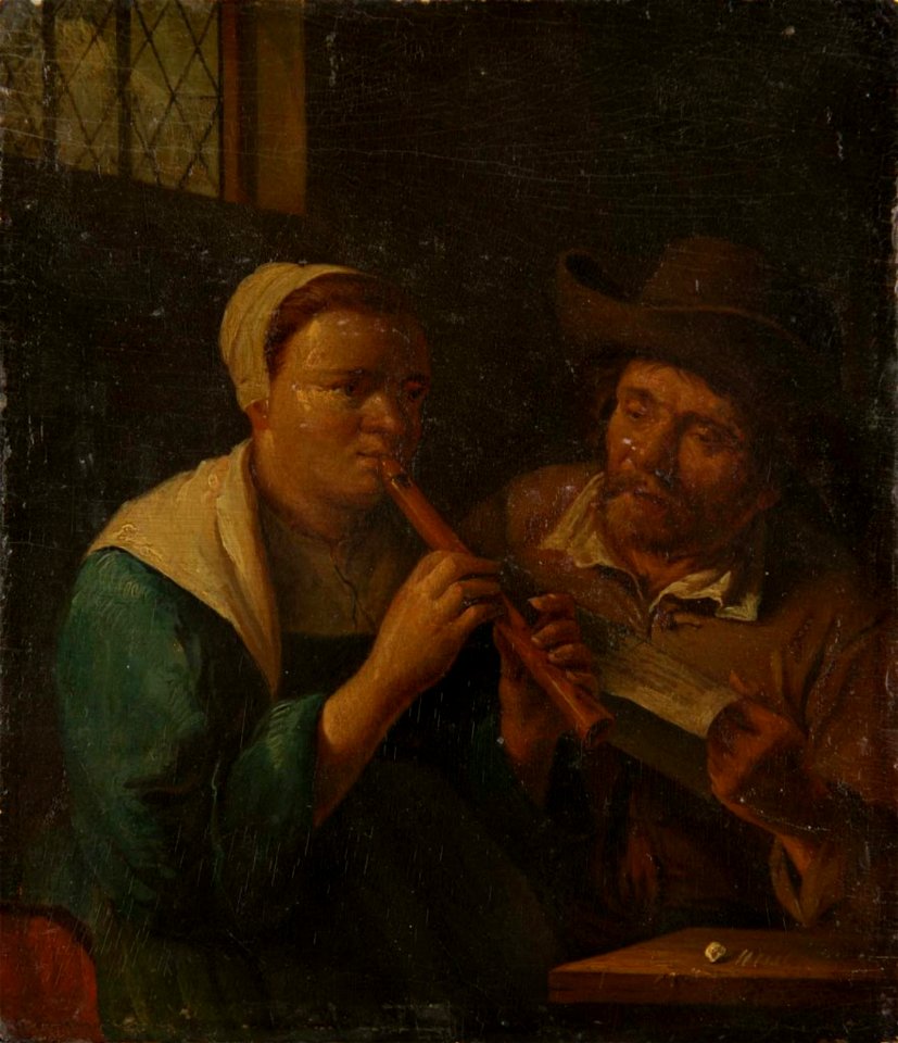 Gillis van Tilborgh - The flute lesson