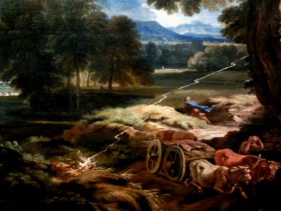 Mulier Landscape with a storm (detail)