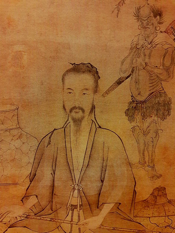 Gu Jianlong Immortal Lü Dongbin (detail)