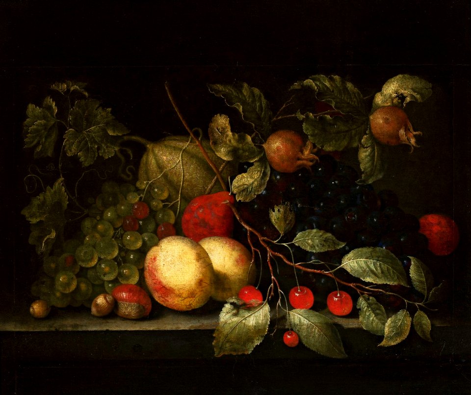 Briers Still life with a sprig of cherry