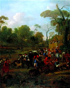 Jan Miel - Boar hunt
