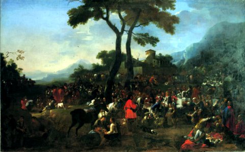 Jan Miel - The gathering of the hunters