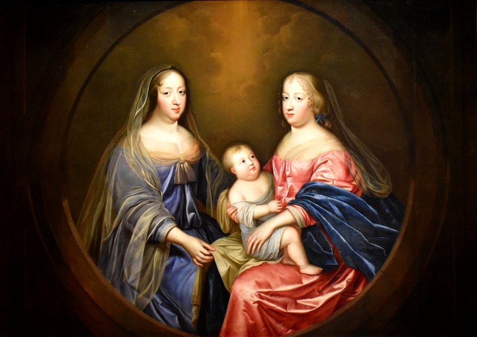 Anne d'Autriche, Marie-Thérèse et le Dauphin 01