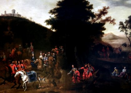 Melchior Hamers - Charles Emmanuel II returning from the hunt