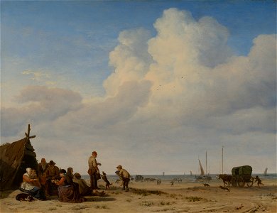 Adriaen van de Velde - Beach View - 198 - Mauritshuis