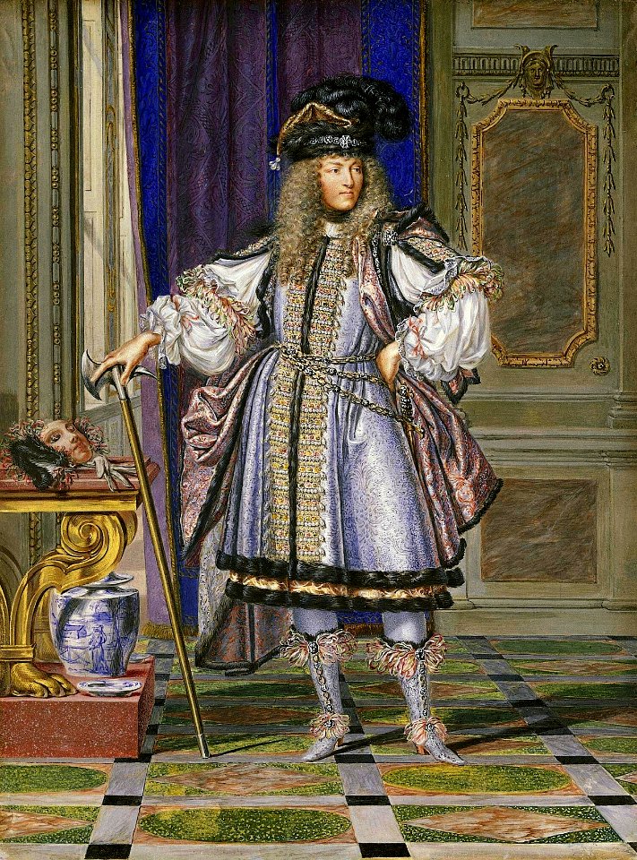 Werner Louis XIV of France in Polish costume