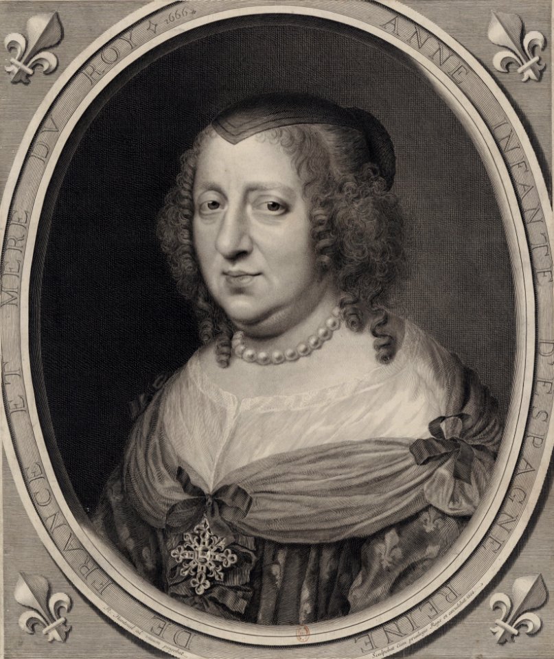Anne of Austria Queen of France by Robert Nanteuil