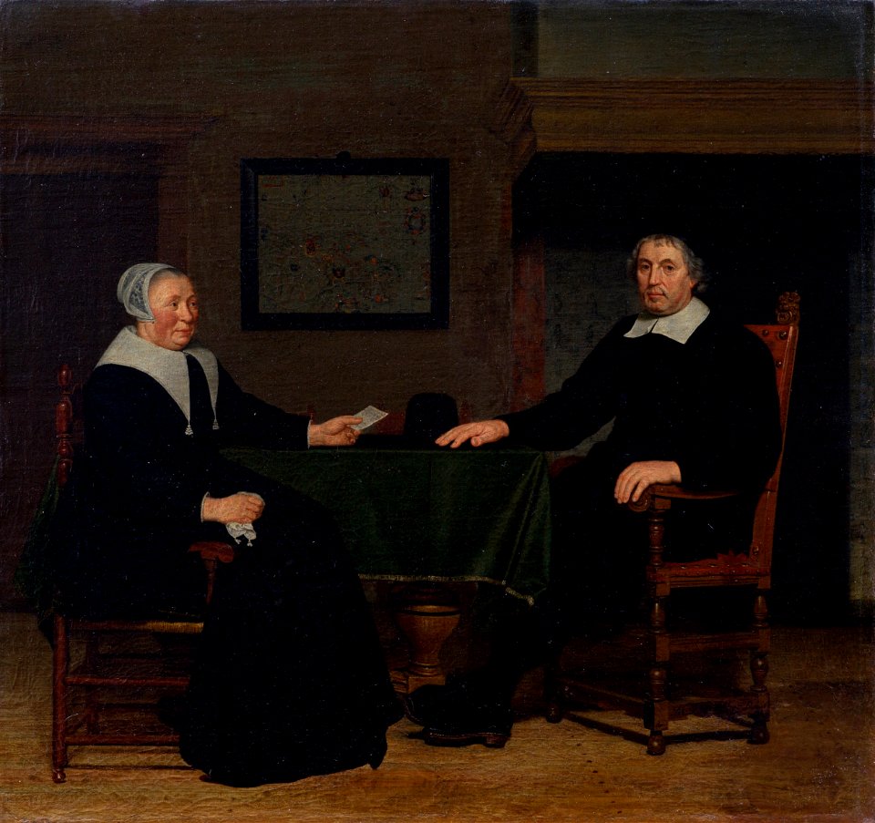 Musscher Adriaen Corver and his wife