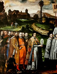 Wojciech H. z Piotrkowa Procession with the statue of Our Lady of Gidle (detail)