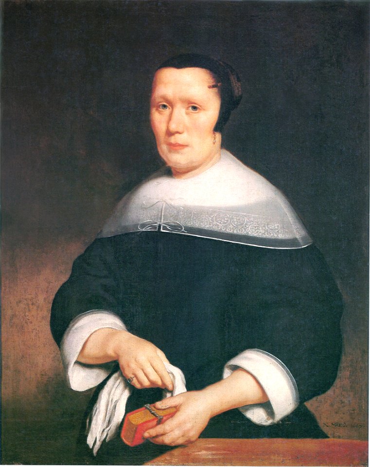Nicolaes Maes - Portrait of a Woman - 1667