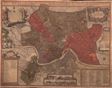 1675 map of Rome