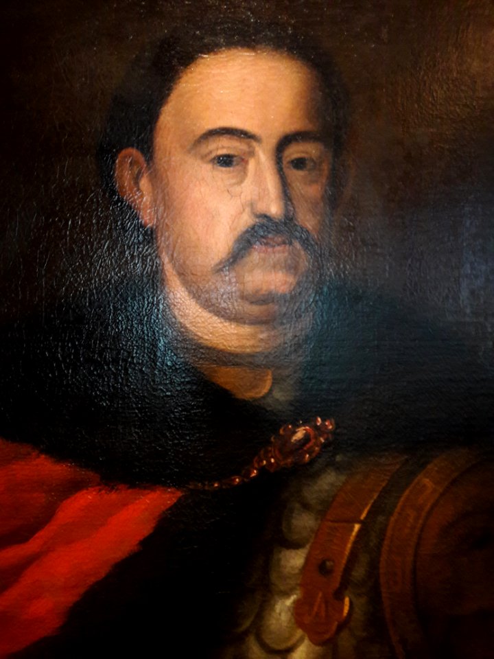 Anonymous John III Sobieski in karacena and delia coat (detail)
