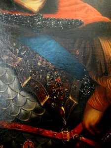 Anonymous John III Sobieski in jewelled scale armour (detail) 02. Free illustration for personal and commercial use.